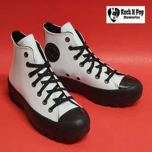 Womens black sales patent leather converse
